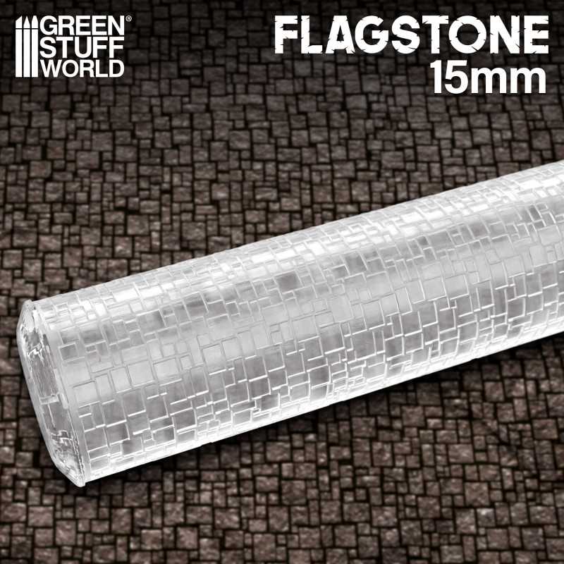 Green Stuff World: 15mm Textured Rolling Pin - Flagstone