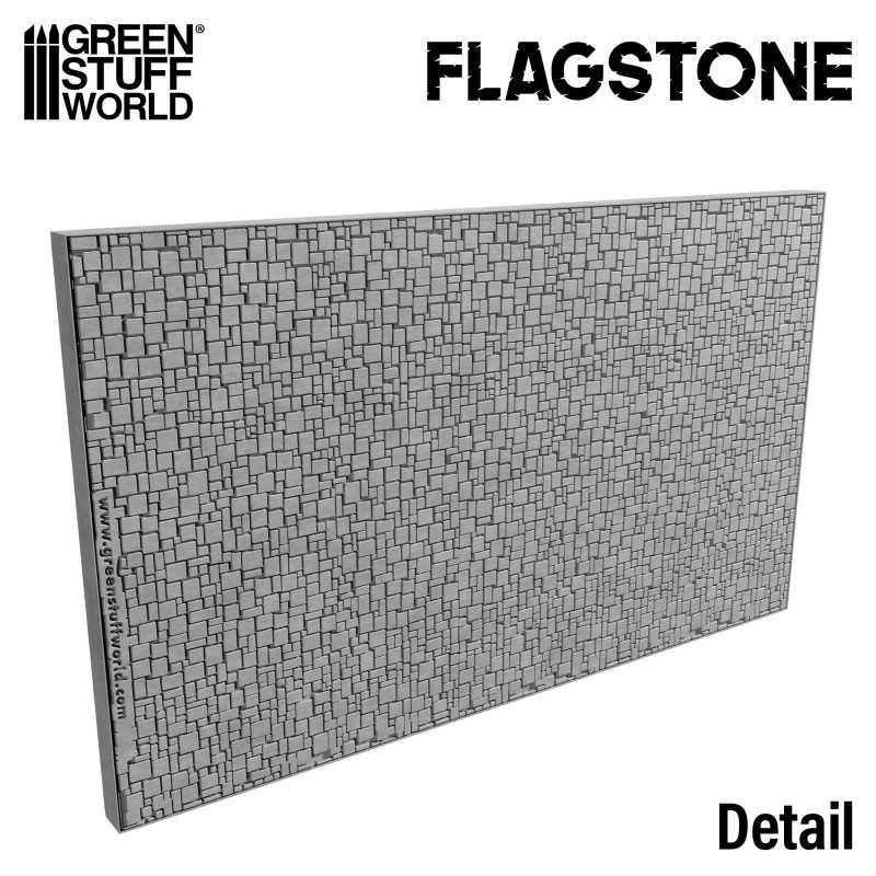 Green Stuff World: 15mm Textured Rolling Pin - Flagstone