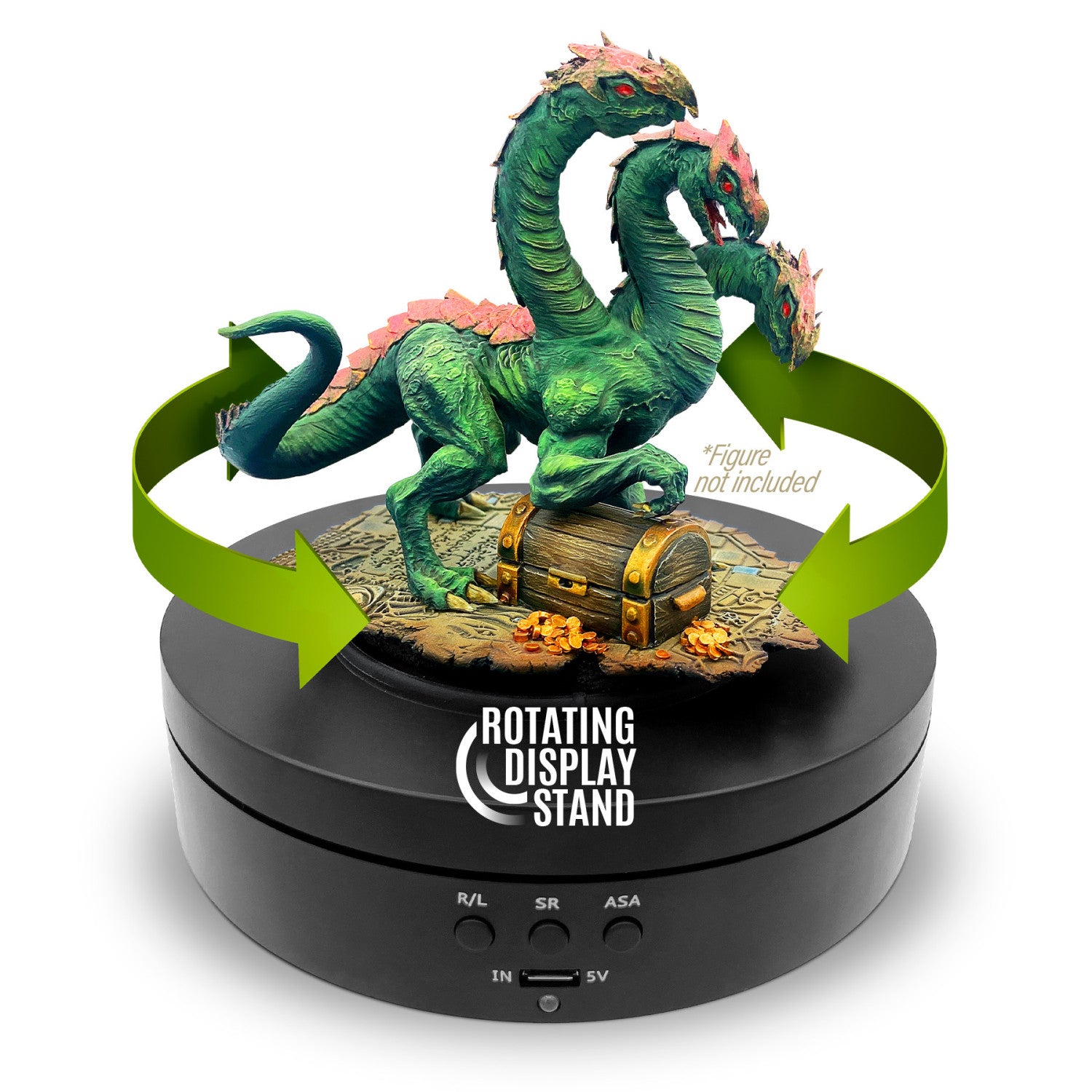 136mm Battery or USB Powered Rotating Display Stand