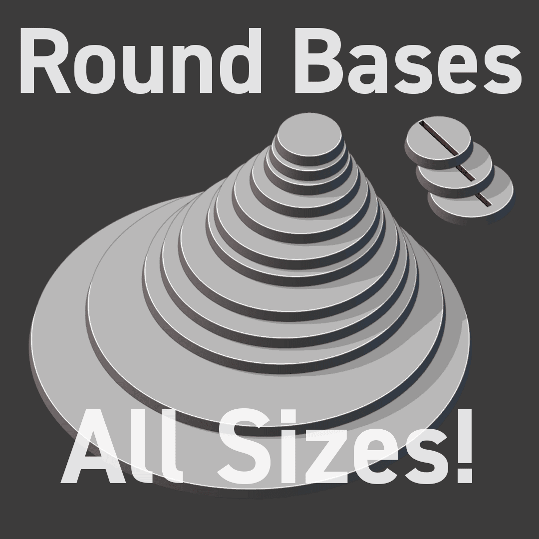 Wargaming Round Bases | Buy Online from The Home Crafters