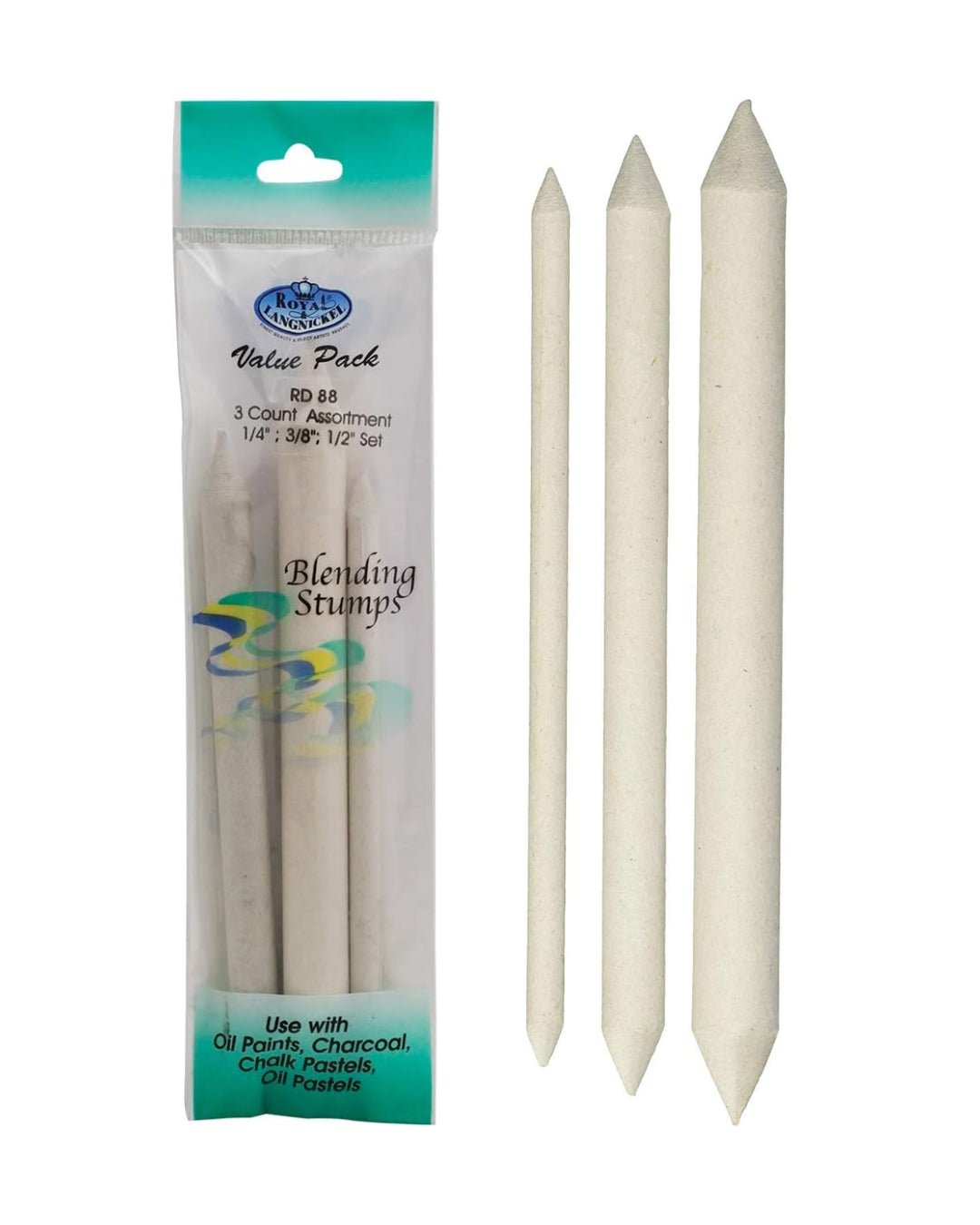 Royal & Langnickel Assorted Blending Stumps - 3pc | Buy Online from The Home Crafters
