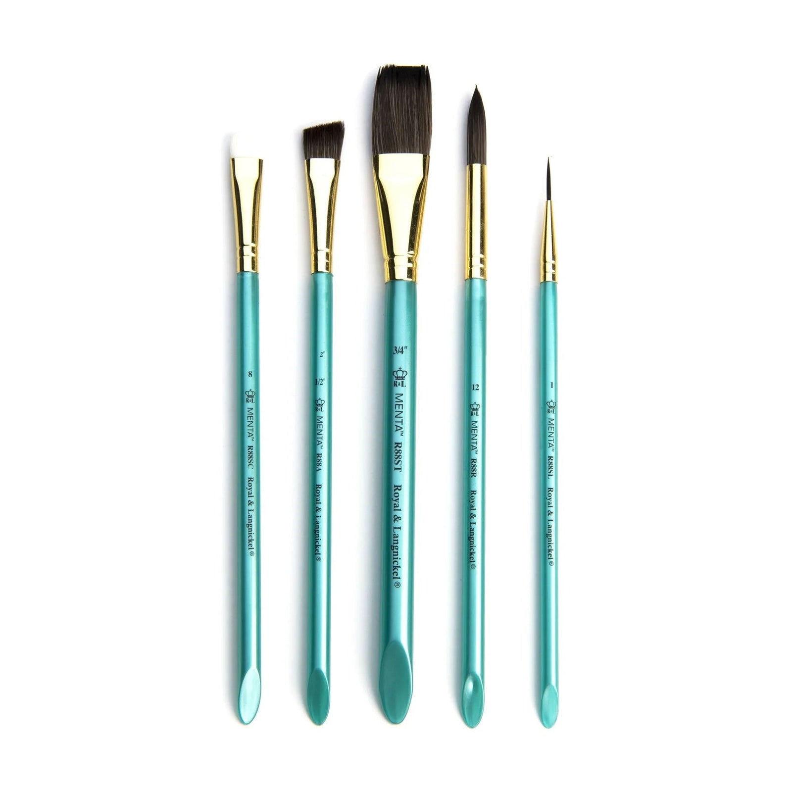 Royal & Langnickel: Menta 5 Piece Paintbrush Set with Bag | Buy Online from The Home Crafters