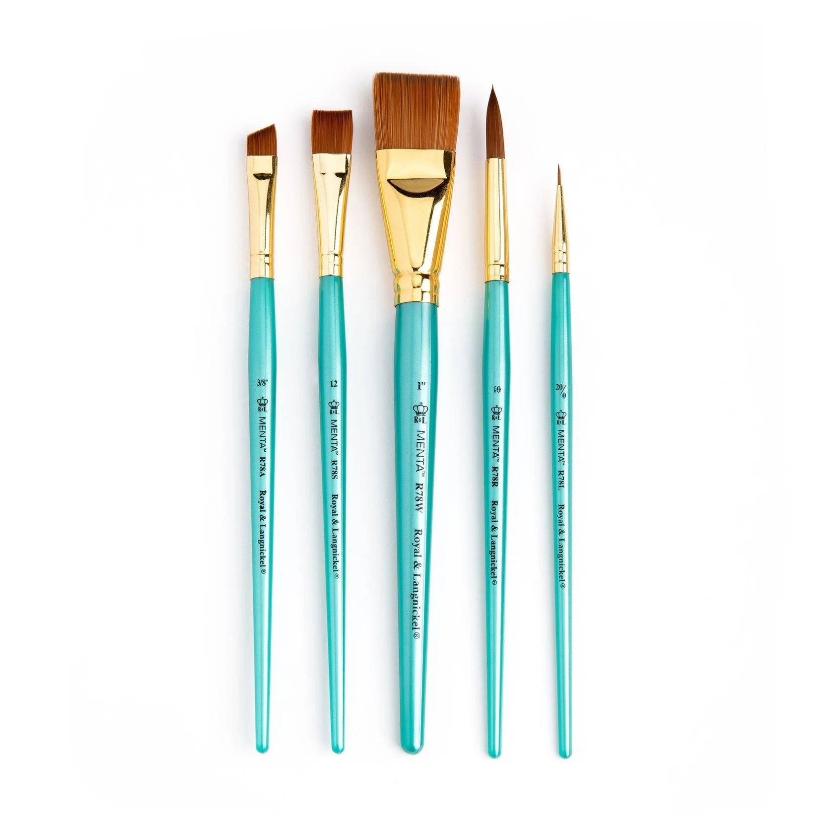 Royal & Langnickel: Menta 5 Piece Paintbrush Set with Bag | Buy Online from The Home Crafters