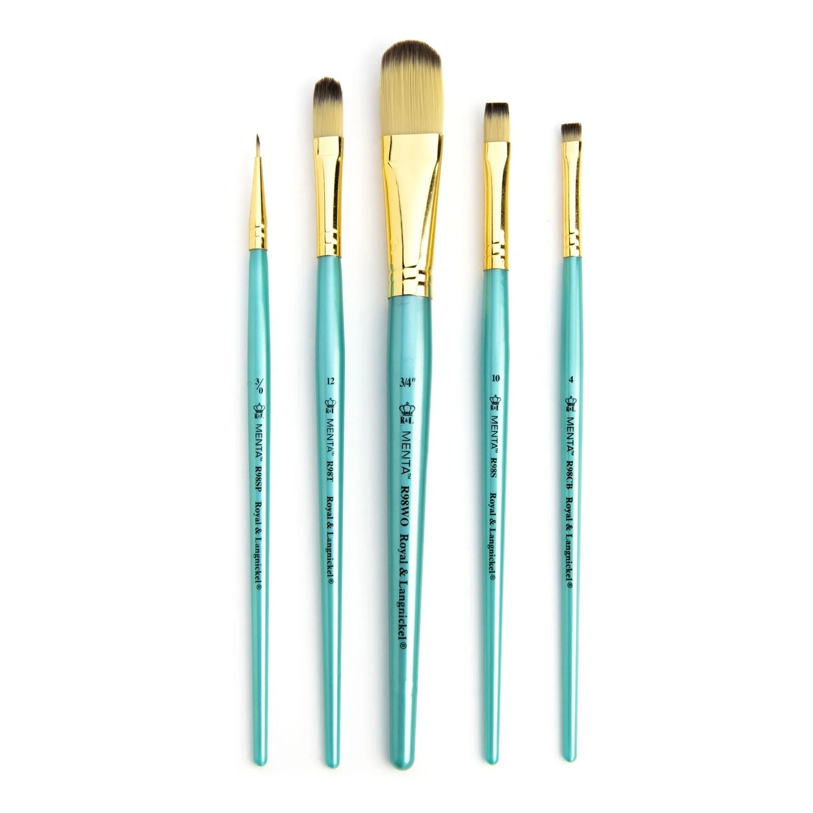 Royal & Langnickel: Menta 5 Piece Paintbrush Set with Bag | Buy Online from The Home Crafters