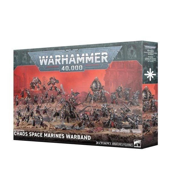 40k Battleforce Box - Chaos Space Marines: Hellforged Warband | Buy Online from The Home Crafters
