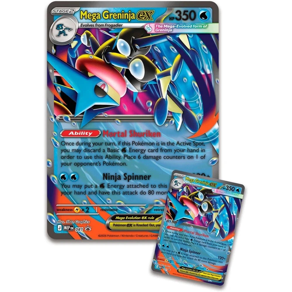 Pokemon TCG: Mega Greninja EX Premium Collection | Buy Online from The Home Crafters