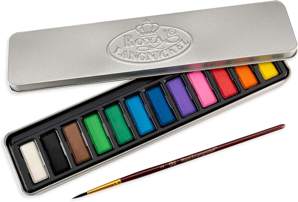 Royal & Langnickel Mini Tin Art Set - Watercolour Cakes