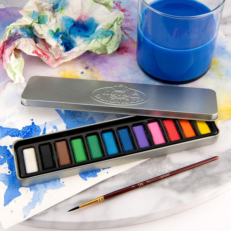 Royal & Langnickel Mini Tin Art Set - Watercolour Cakes
