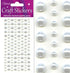 Craft Stickers 3mm and 6mm Adhesive Pearls - 136pc | Buy Online from The Home Crafters