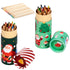 Jingle Bunch Christmas Colouring Pencils Pot - 12pc