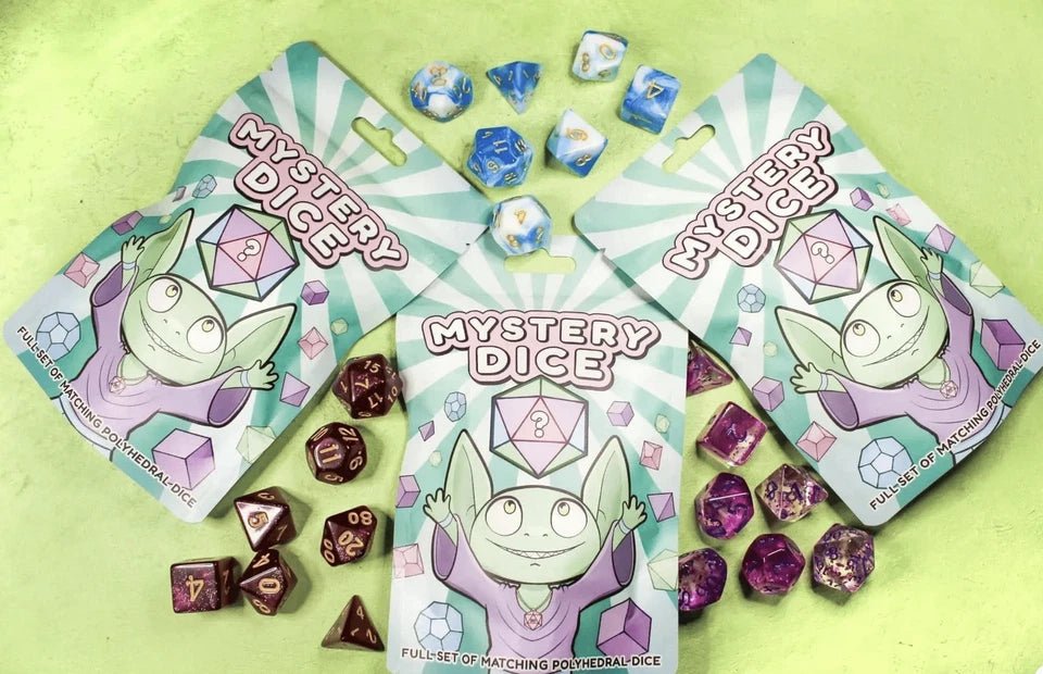 Mystery Dice Goblin dnd Dice - 7pc Mystery Bag | Buy Online from The Home Crafters
