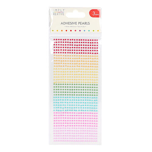 Simply Creative 3mm Adhesive Pearls - 800pk