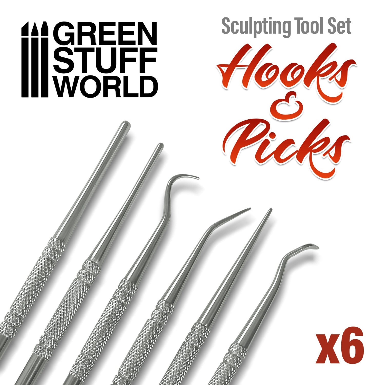 Sculpting Hooks & Picks Set - 6pc