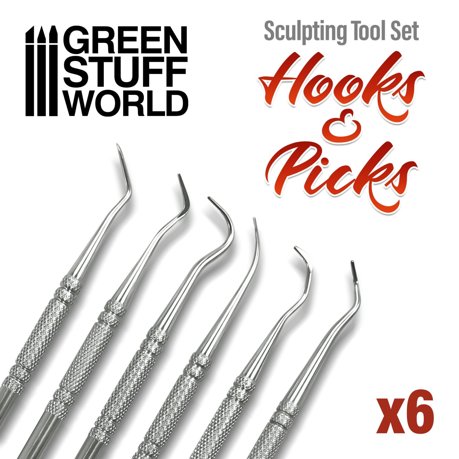 Sculpting Hooks & Picks Set - 6pc