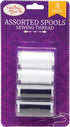 Sewing Box Sewing Thread Black & White - 4pc | Buy Online from The Home Crafters