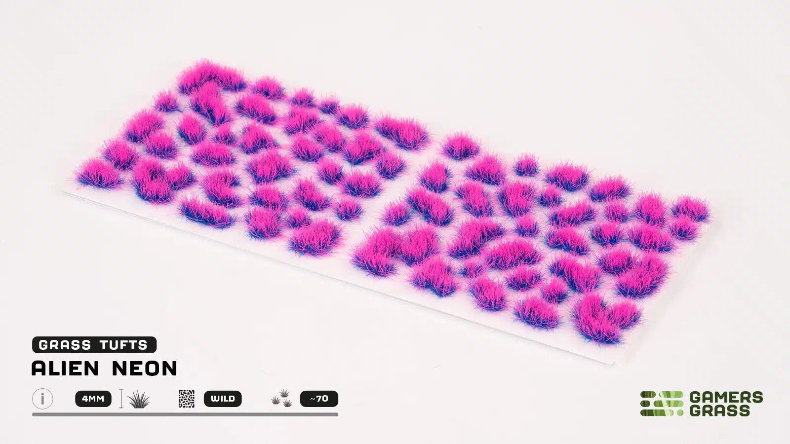 Gamers Grass 4mm Grass Tufts - Alien Neon | Buy Online from The Home Crafters