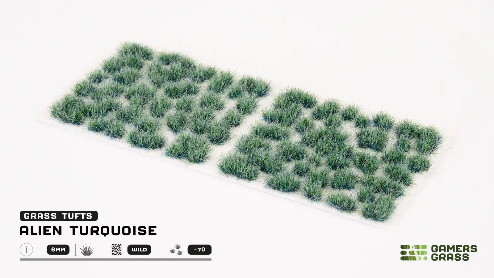 Gamers Grass 6mm Grass Tufts - Alien Turquoise | Buy Online from The Home Crafters