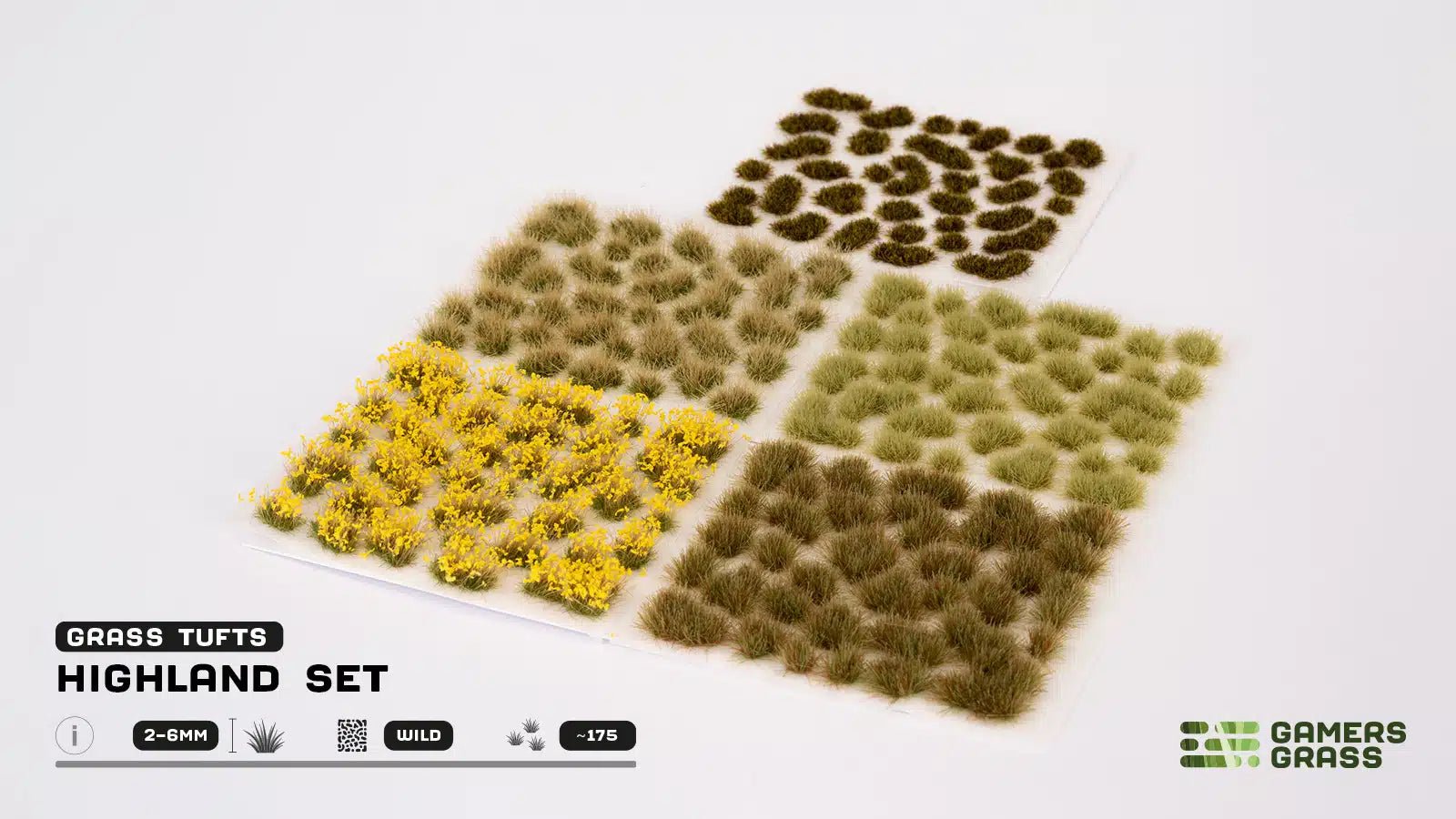 Gamers Grass Highland Tuft Set | Buy Online from The Home Crafters