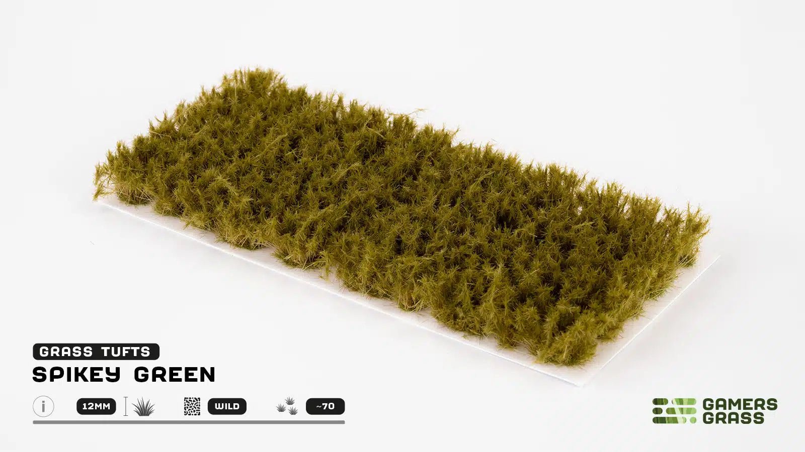 Gamers Grass Spikey Green Tufts (12mm) | Buy Online from The Home Crafters