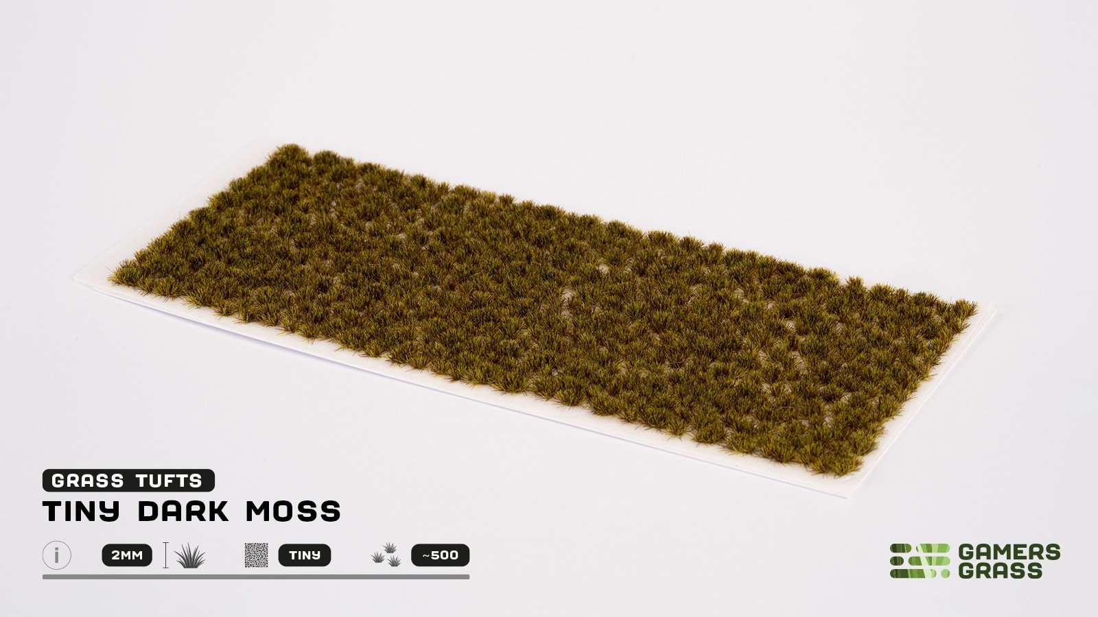 Gamers Grass Tiny (2mm) Grass Tufts - Dark Moss | Buy Online from The Home Crafters