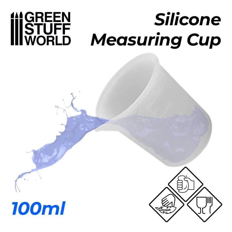 Green Stuff World: Silicone Measuring Cup - 100ml | Buy Online from The Home Crafters