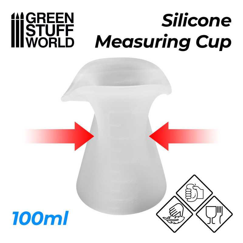 Green Stuff World: Silicone Measuring Cup - 100ml | Buy Online from The Home Crafters