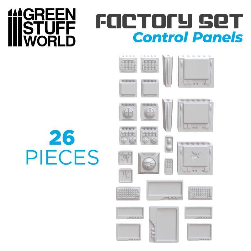 Green Stuff World: Silicone Molds - Control Panels | Buy Online from The Home Crafters