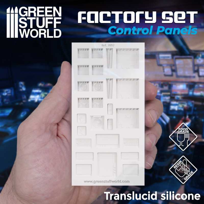 Green Stuff World: Silicone Molds - Control Panels | Buy Online from The Home Crafters