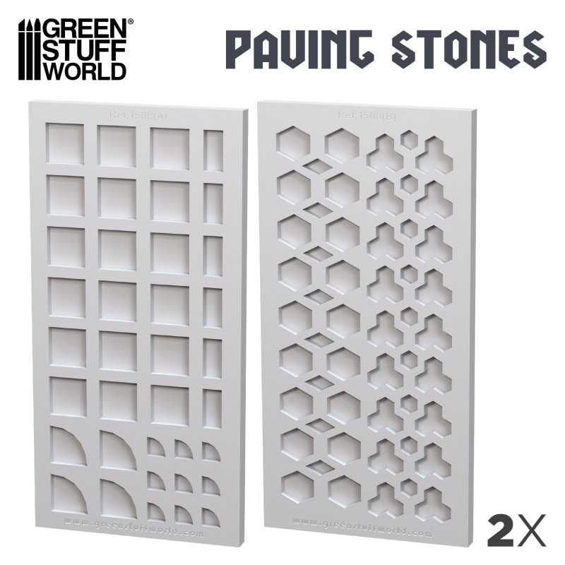 Green Stuff World: Silicone Molds - Paving Stones | Buy Online from The Home Crafters