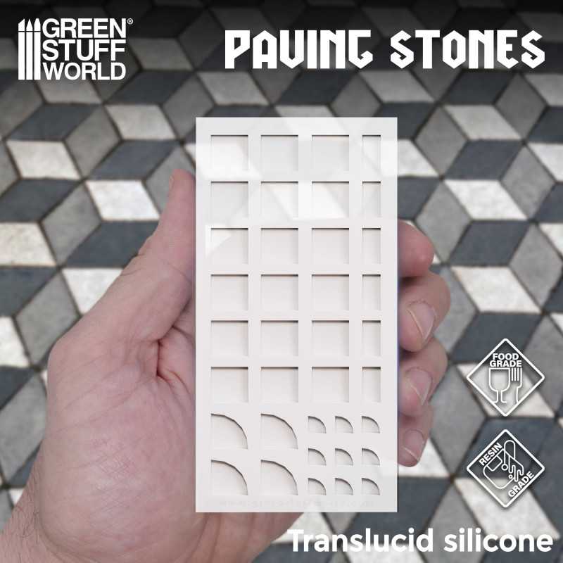 Green Stuff World: Silicone Molds - Paving Stones | Buy Online from The Home Crafters