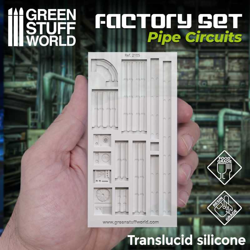 Green Stuff World: Silicone Molds - Pipe Circuits | Buy Online from The Home Crafters