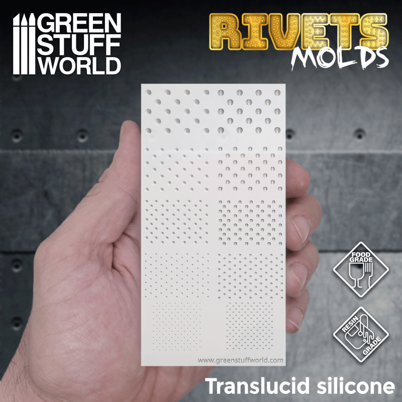Green Stuff World: Silicone Molds - Rivets | Buy Online from The Home Crafters