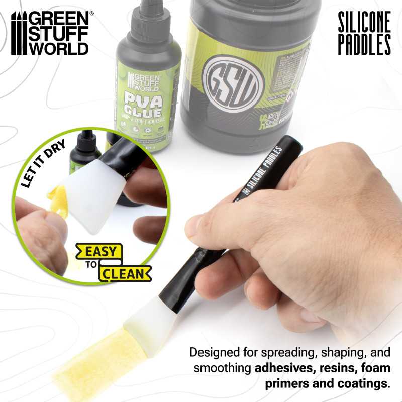 Green Stuff World: Silicone Paddle Applicator Spreaders x3 | Buy Online from The Home Crafters