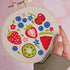 Simply Make Embroidery By Numbers Craft Kit - Summer Fruits | Buy Online from The Home Crafters