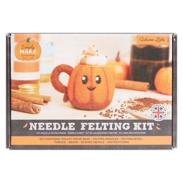 Simply Make Needle Felting Craft Kit - Autumn Latte | Buy Online from The Home Crafters