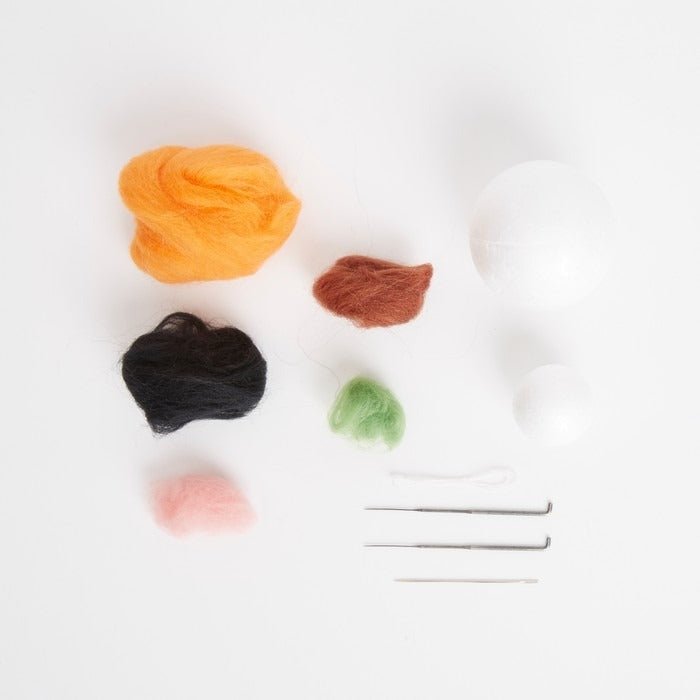 Simply Make Needle Felting Craft Kit - Cat in Pumpkin | Buy Online from The Home Crafters