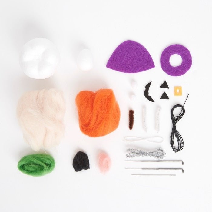Simply Make Needle Felting Craft Kit - Pumpkin Snail | Buy Online from The Home Crafters