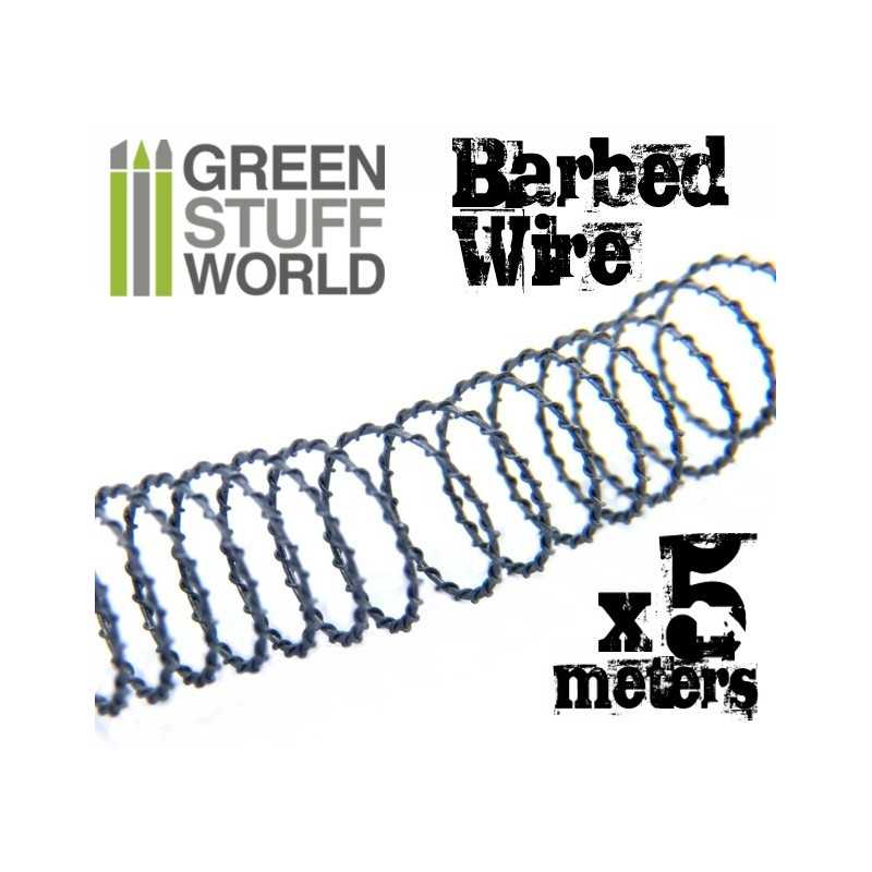 Green Stuff World: 3d Printed Resin Bits Scenery - Simulated Barbed Wire - 1:48 - 1:52 (5m) | Buy Online from The Home Crafters
