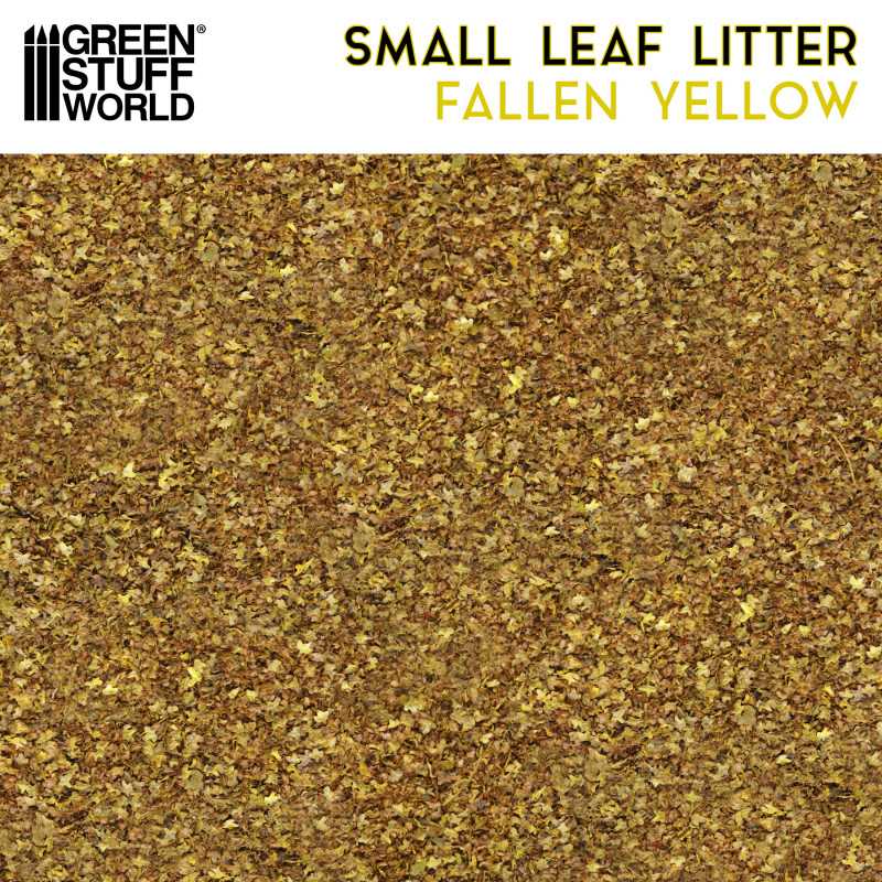 Green Stuff World: Small Leaf Litter - Fallen Yellow | Buy Online from The Home Crafters