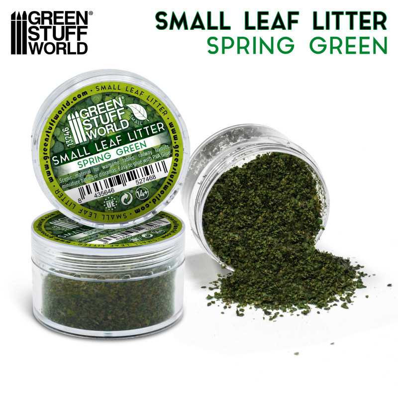 Green Stuff World: Small Leaf Litter - Spring Green | Buy Online from The Home Crafters