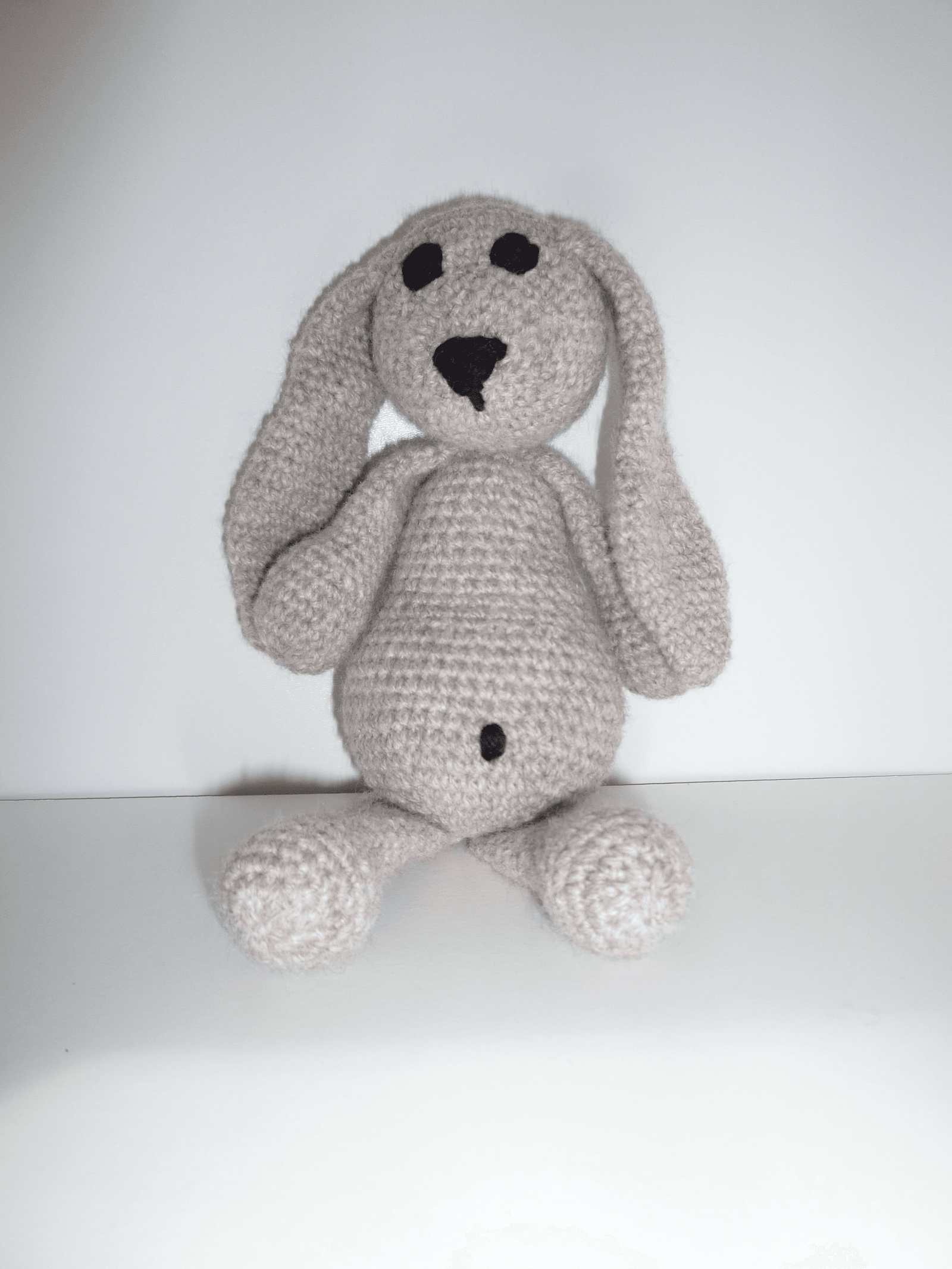 Handmade Crochet Toy: Baby the Bunny - various colours