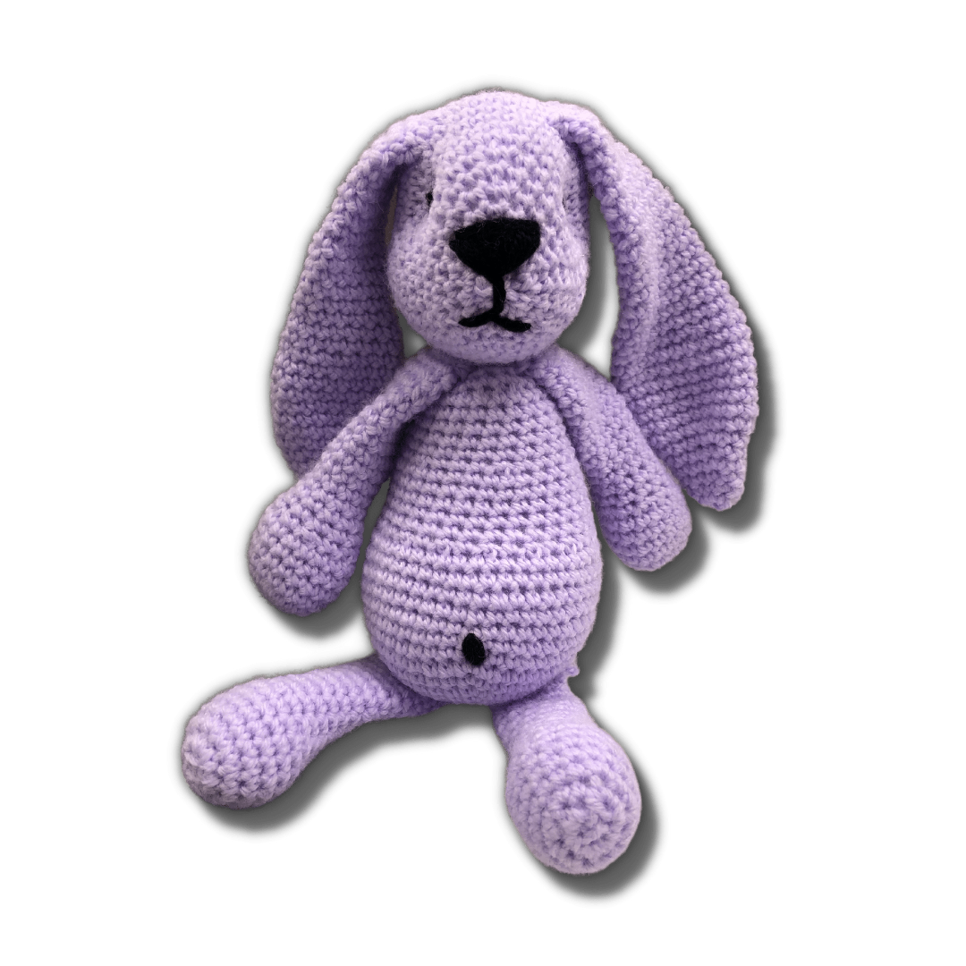 Handmade Crochet Toy: Baby the Bunny - various colours