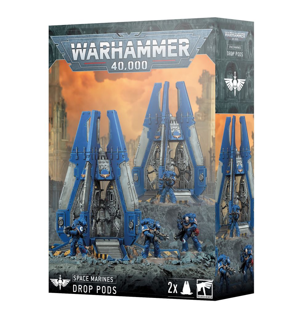 Space Marines: Drop Pods | Buy Online from The Home Crafters