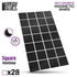 Self Adhesive Square Magnetic Bases Sheet | Green Stuff World | Buy Online from The Home Crafters