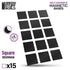 Self Adhesive Square Magnetic Bases Sheet | Green Stuff World | Buy Online from The Home Crafters