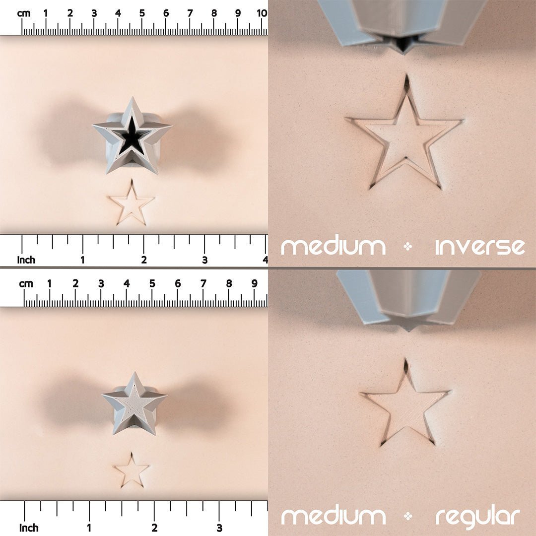 Star Stamps - Five - Sided Stars | Buy Online from The Home Crafters