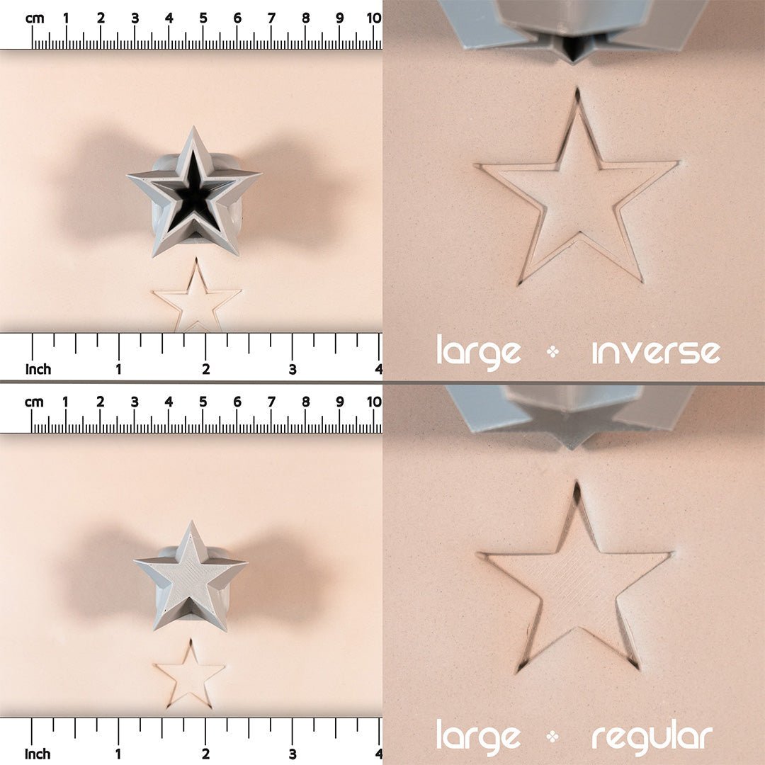 Star Stamps - Five - Sided Stars | Buy Online from The Home Crafters