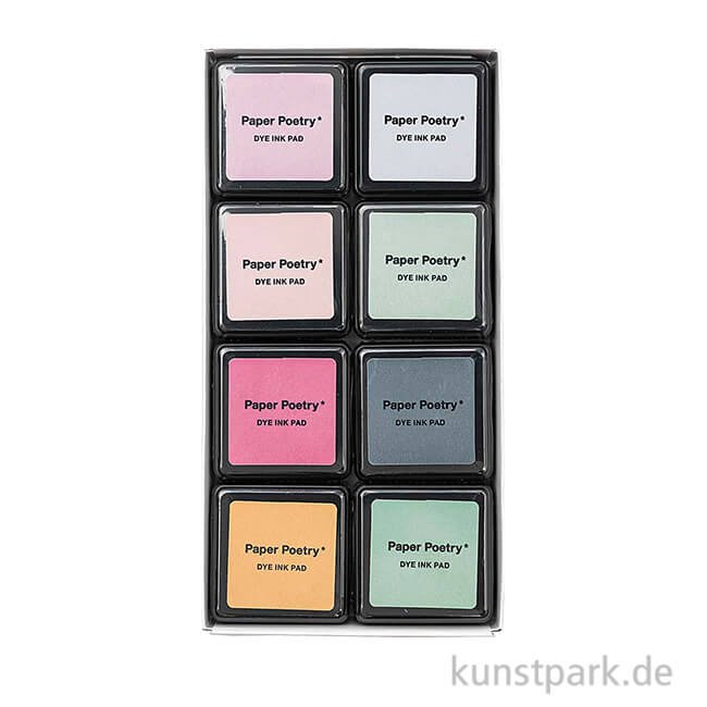 Paper Poetry Mini Dye Ink Pad Set - 8pk