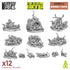Resin Bits: Animals - 1:48-1:35 Swarm of Rats - 12pc | Buy Online from The Home Crafters