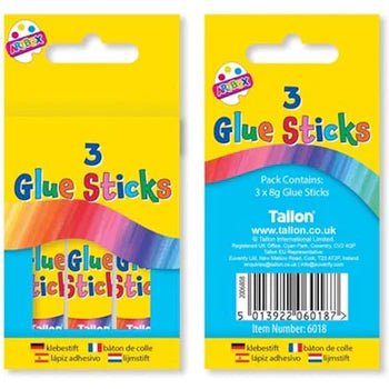 Tallon Twist Up Glue Sticks - 3pc | Buy Online from The Home Crafters